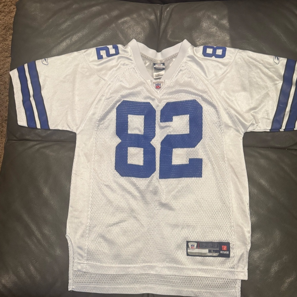 NFL White Blue Women's Jersey Reebok Sporty Athleisure Gorpcore